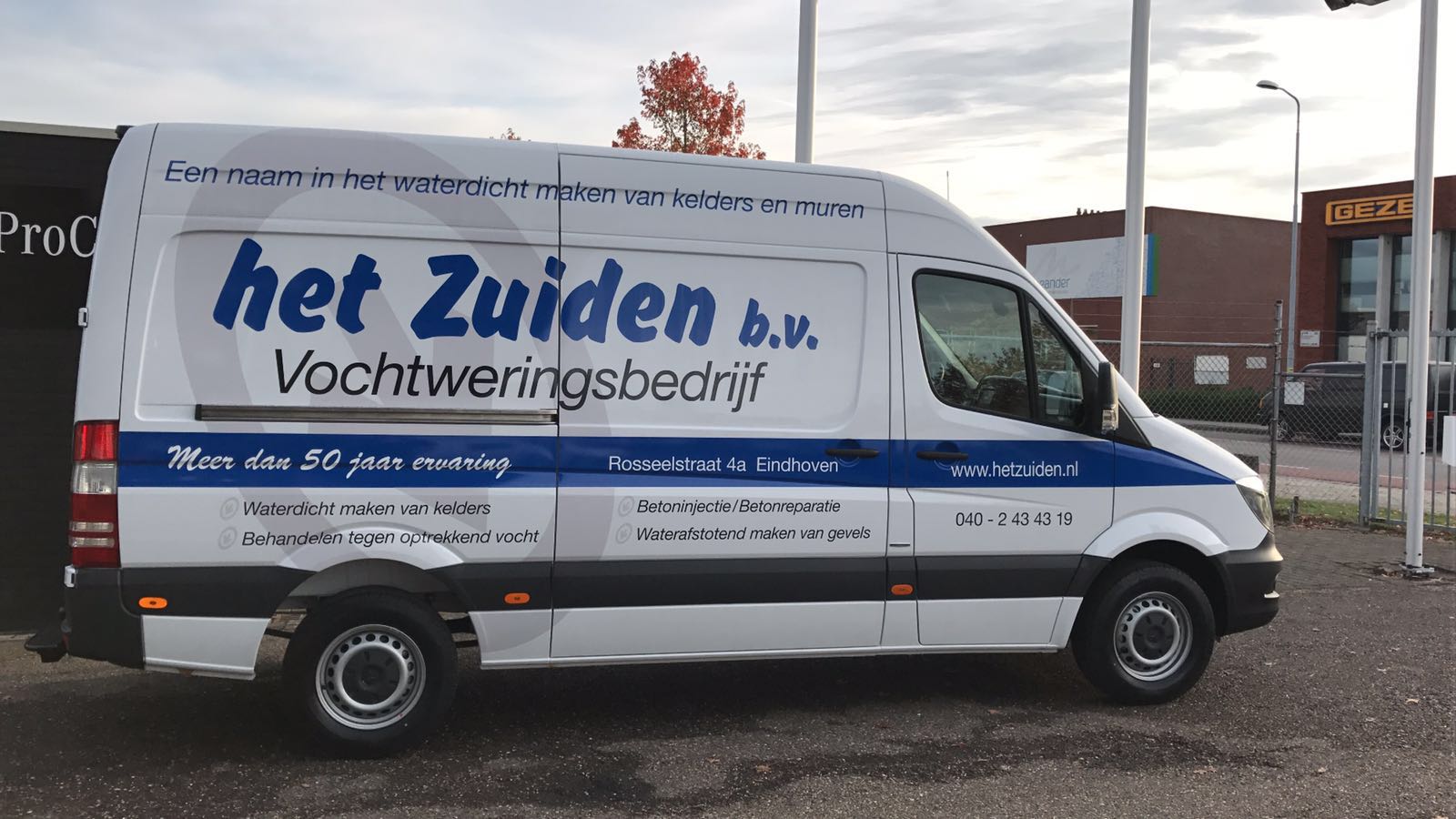 Foto van Vochtweringsbedrijf Het Zuiden B.V. in Eindhoven — Aannemer (foto 1)