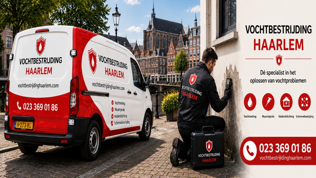 Foto van Vochtbestrijding Haarlem in Haarlem — Vochtweringsbedrijf Foto van Vochtbestrijding Haarlem in Haarlem — Vochtweringsbedrijf