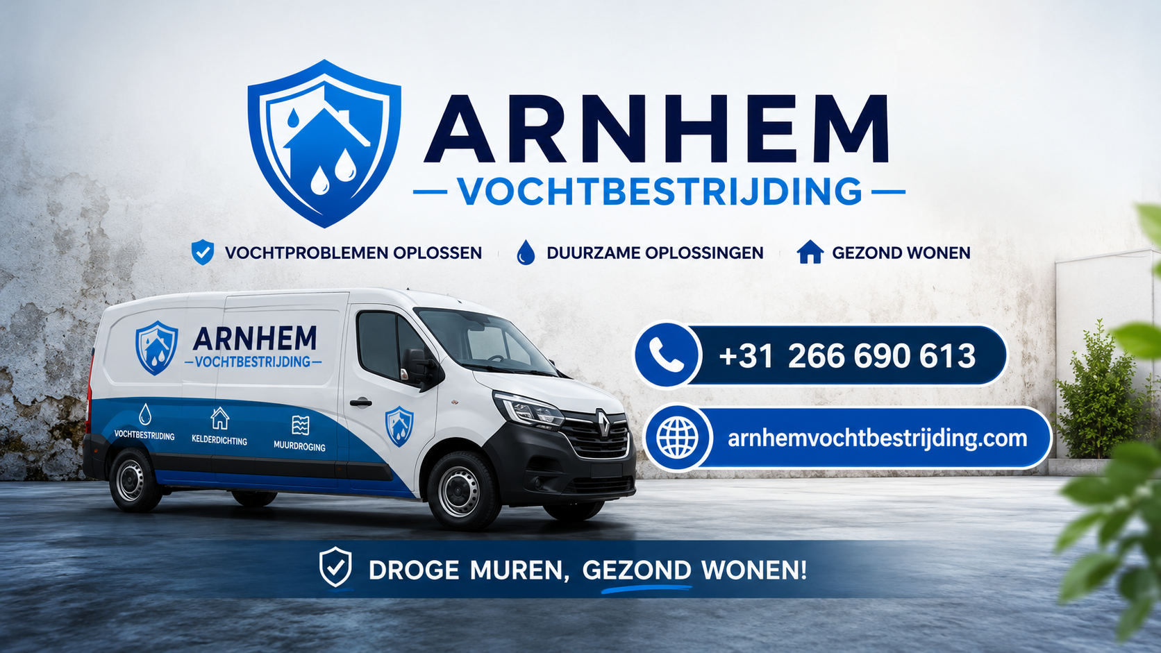Foto van Arnhem Vochtbestrijding in Arnhem — Vochtweringsbedrijf