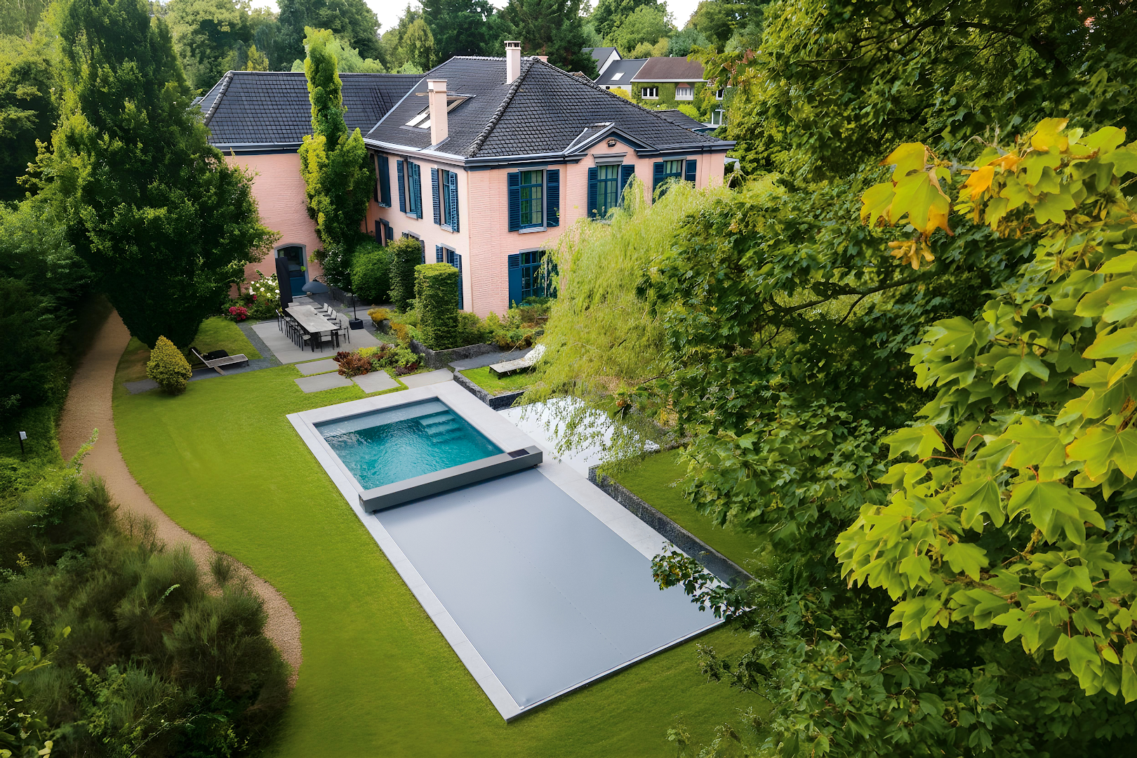 Foto van Tuin Luxe - Zwembaden en Jaccuzzi's in Sint-Niklaas, Zwembadbouwer (foto 1)
