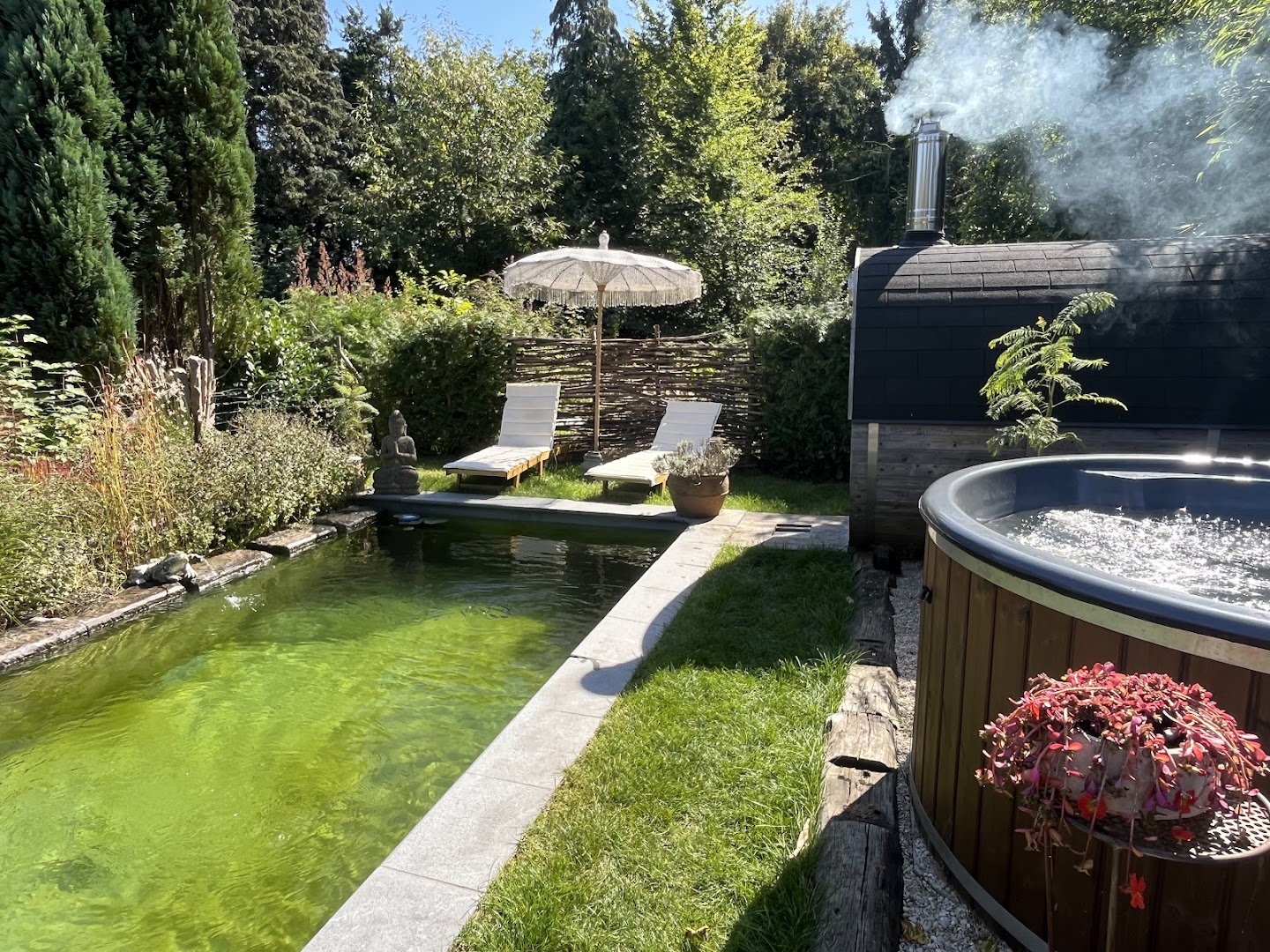Foto van Kwadraat-Aqua in Asse, Zwemvijver- en wellnessbouwer (foto 1)