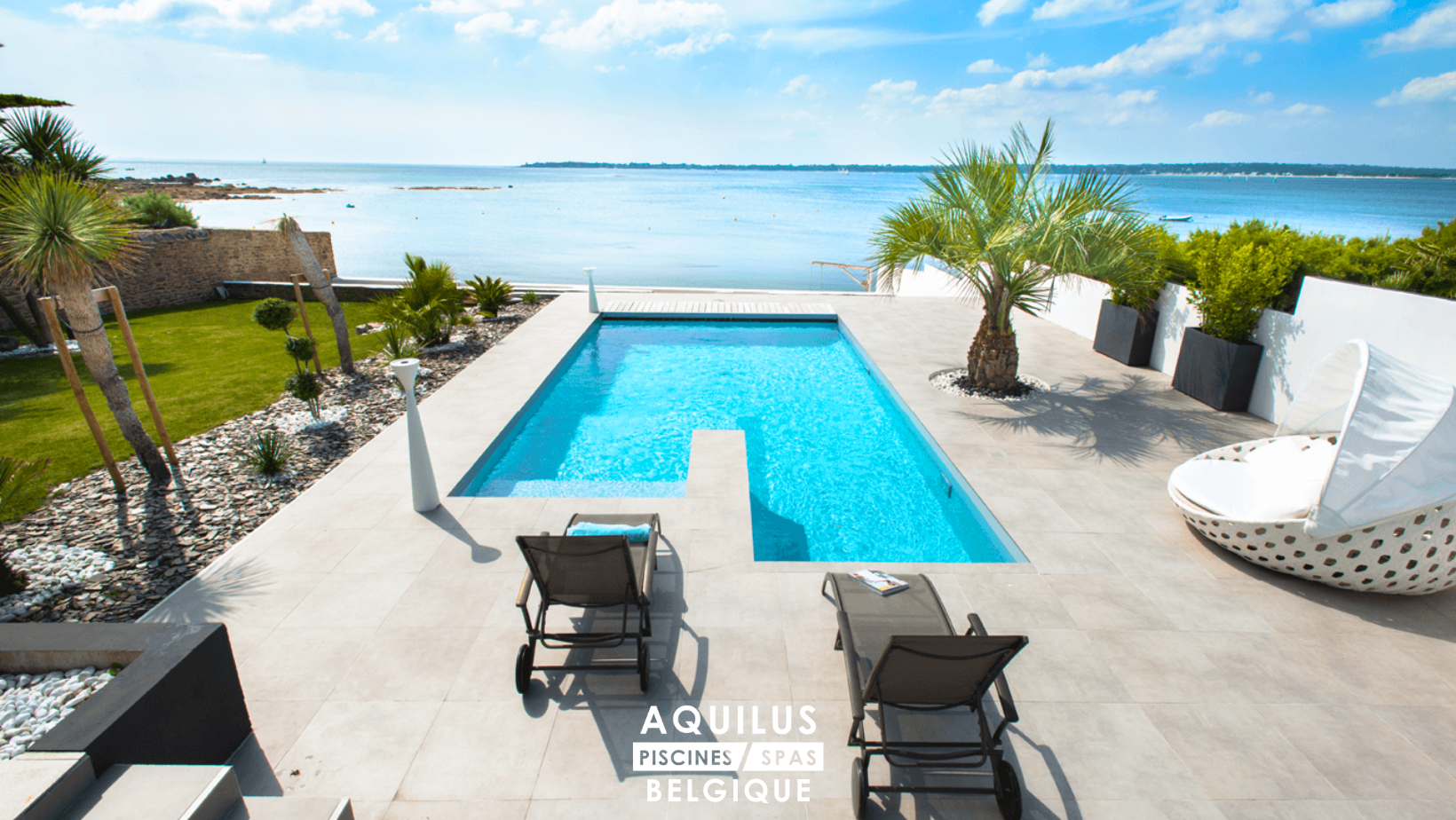 Foto van Aquilus Piscines & Spas Thuin, Aannemer voor zwembad (foto 1)