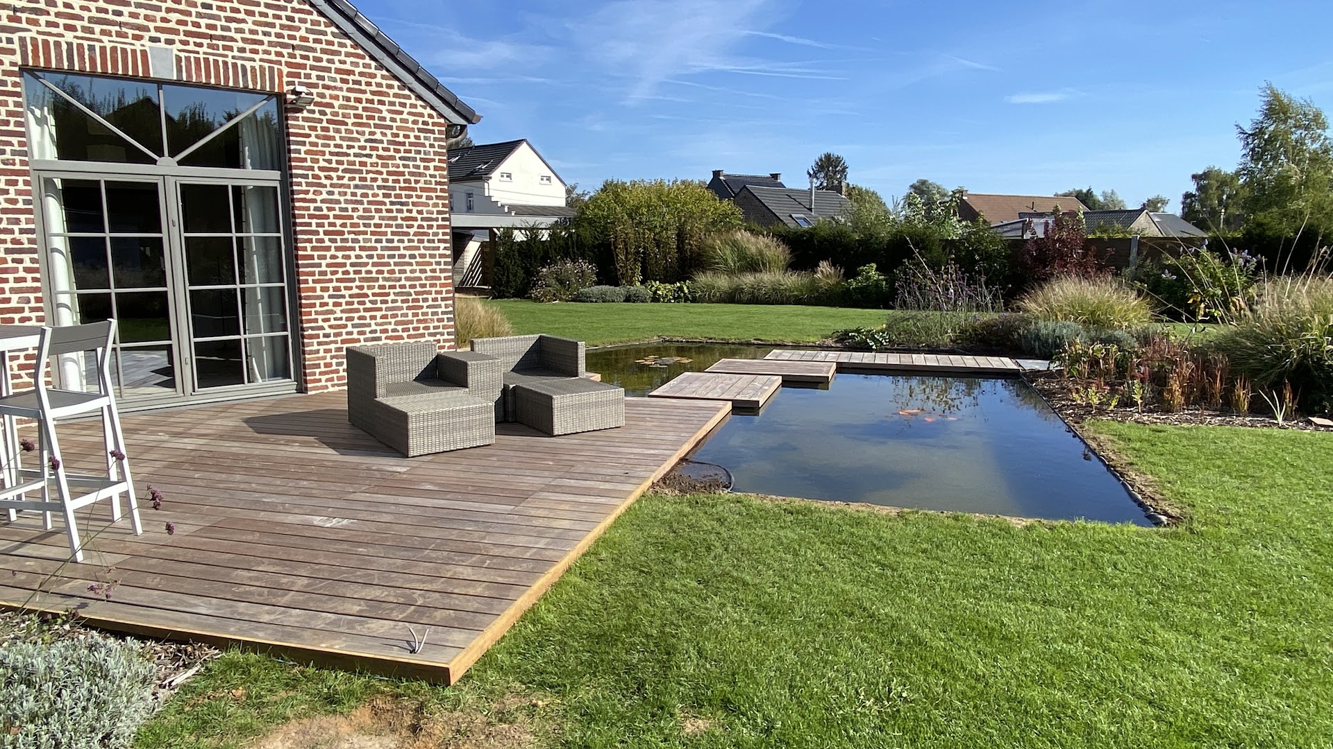 Foto van Le Djardini in Burdinne, Aannemer voor zwembad (foto 2)
