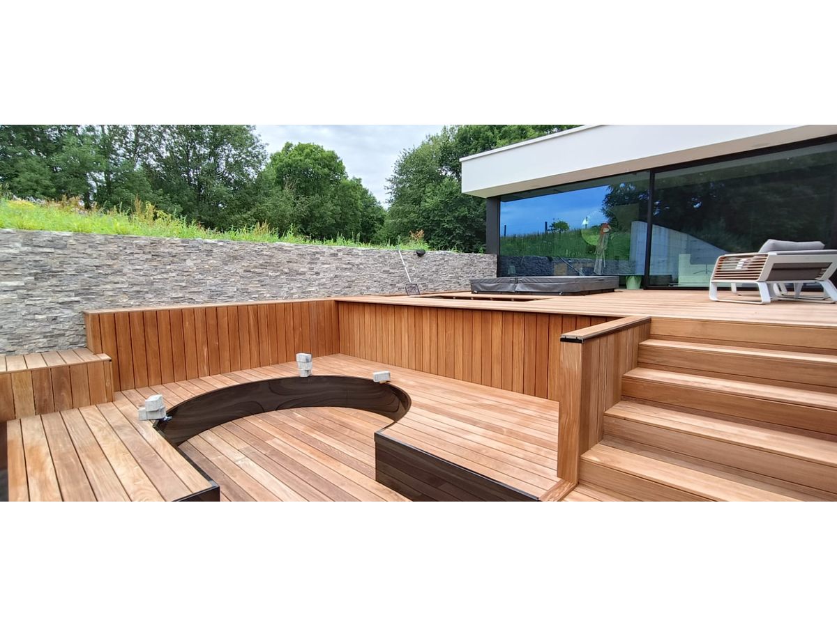 Foto van Sebonard - Aménagements extérieurs, piscines, saunas sur mesure in Bassenge, Aannemer voor zwembad (foto 3)
