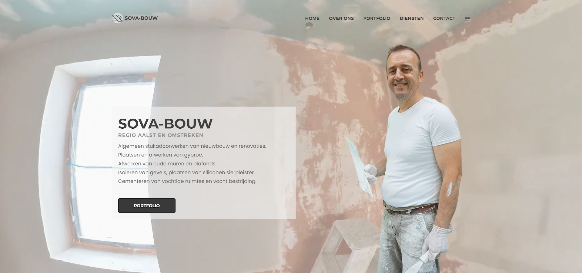Foto van sova-bouw in Aalst — Stukadoorsbedrijf