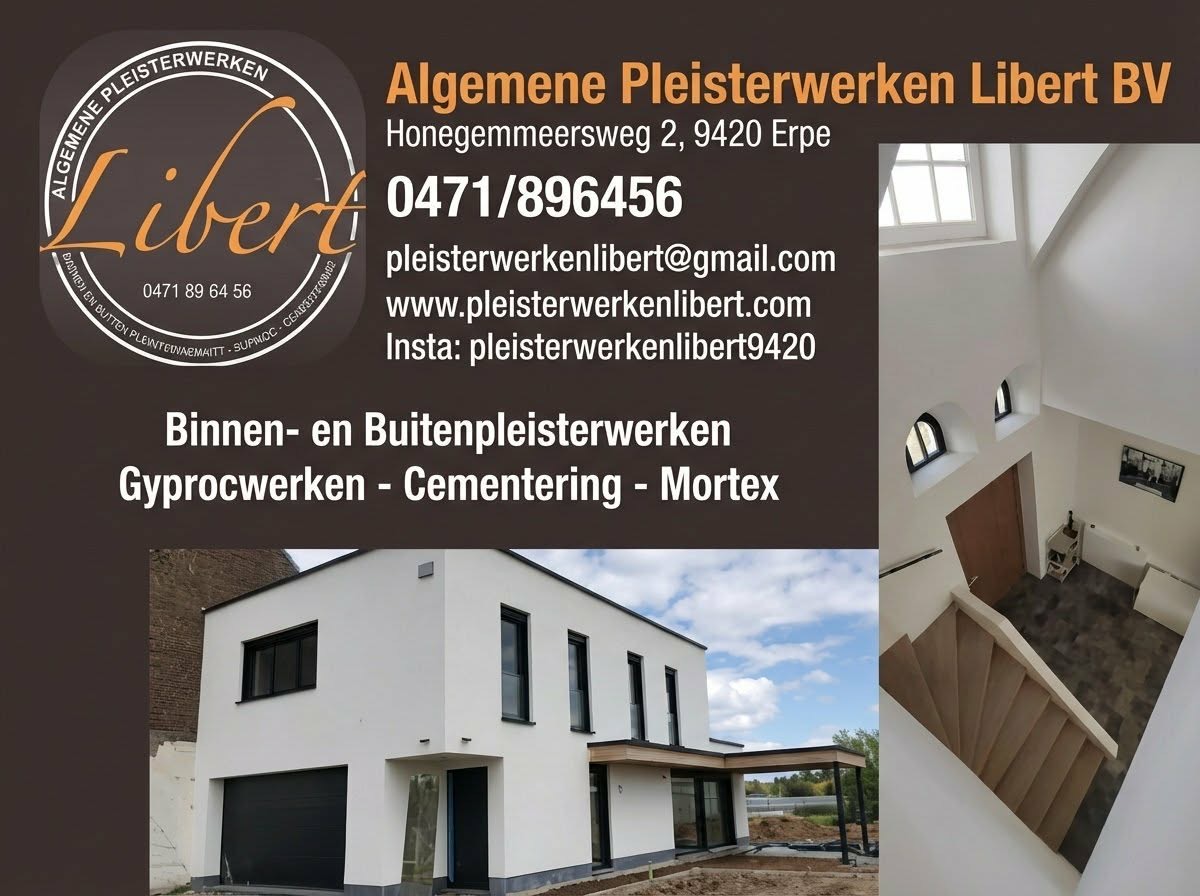 Foto van Pleisterwerken Libert in Erpe — Stukadoorsbedrijf
