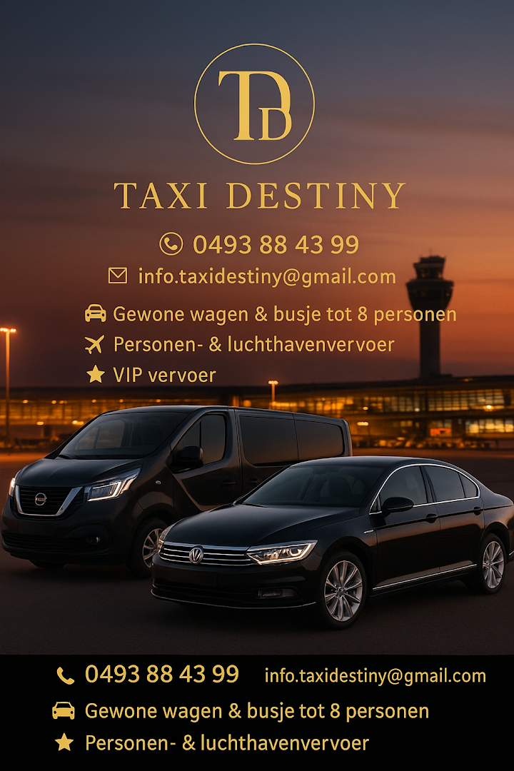 Foto van Taxi destiny commv in Harelbeke — Taxibedrijf (foto 3)