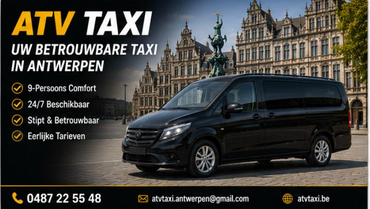 Foto van ATV TAXI LUCHTHAVEN VERVOER in Antwerpen — Taxibedrijf