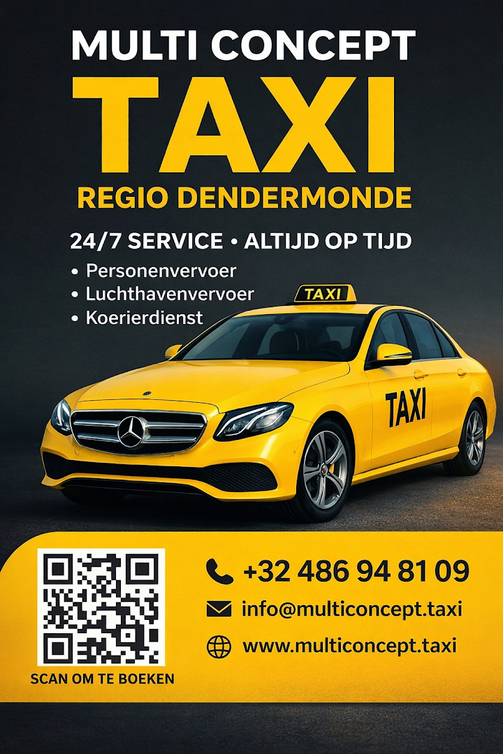 Foto van Taxi Dendermonde Hamme Zele Lebbeke Buggenhout Opwijk -Multi Concept-Luchthavenvervoer in Dendermonde — Taxibedrijf (foto 1)