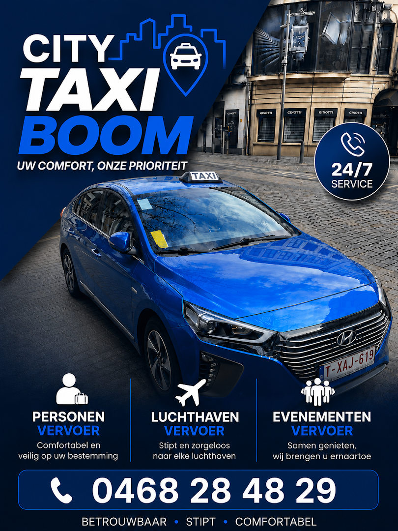 Foto van CITY TAXI BOOM 24/7 in Boom — Taxibedrijf