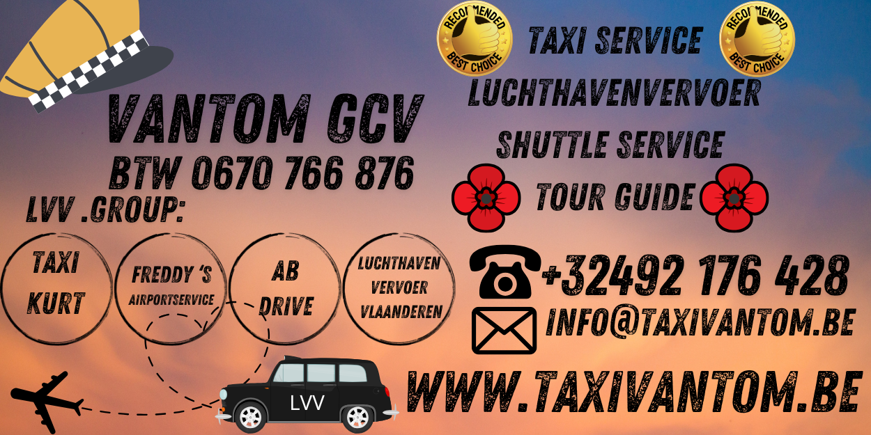 Foto van Vantom , shuttleservice / luchthavenvervoer / tour guide in Ieper — Taxibedrijf