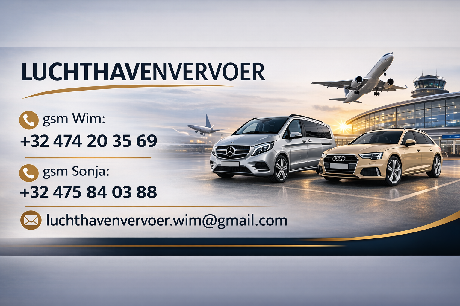 Foto van Luchthaven en personenvervoer Wim in Scherpenheuvel-Zichem — Taxibedrijf (foto 3)
