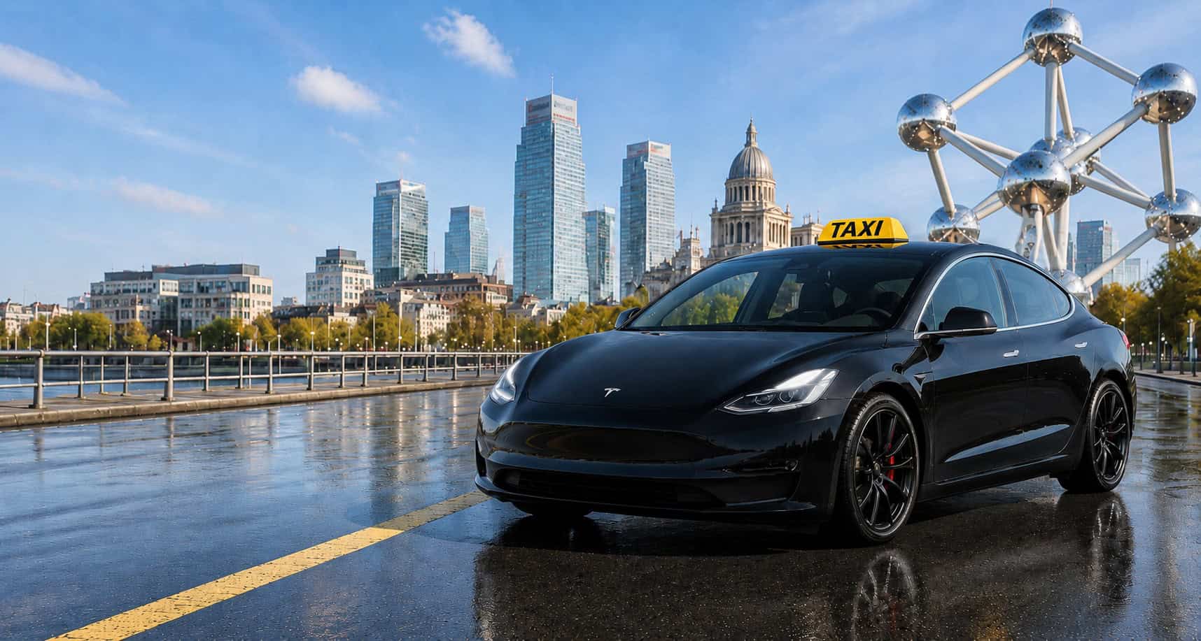 Foto van Taxi Van in Lede — Taxibedrijf