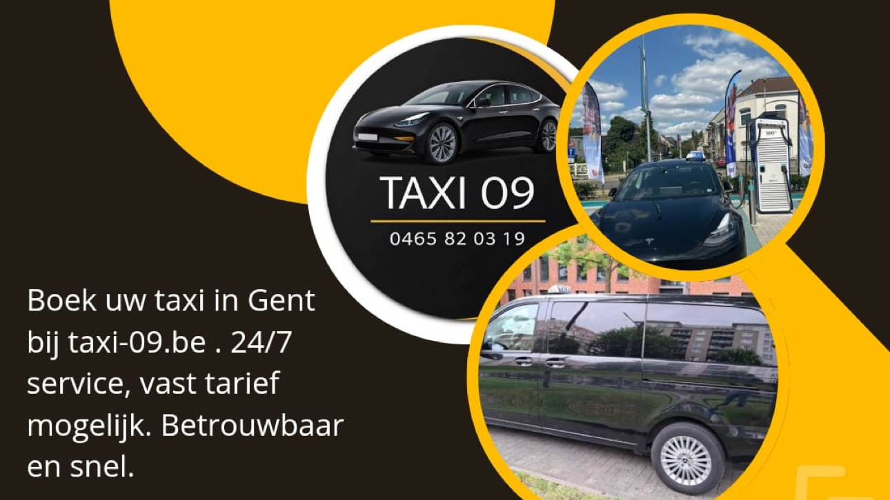 Foto van Taxi 09 Gent in Merelbeke-Melle — Taxibedrijf