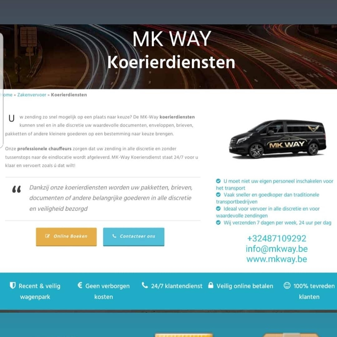 Foto van MK-WAY Luchthavenvervoer in Tervuren — Taxibedrijf (foto 2)
