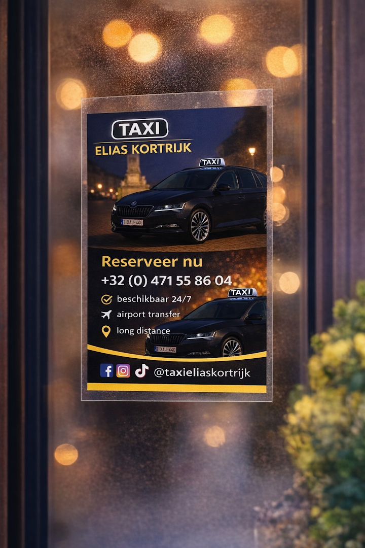 Foto van Taxi Elias Kortrijk in Kortrijk — Taxibedrijf (foto 3)