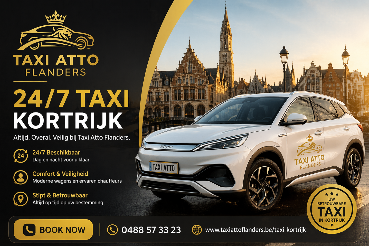 Foto van Taxi Atto Flanders — Taxibedrijf (foto 3)