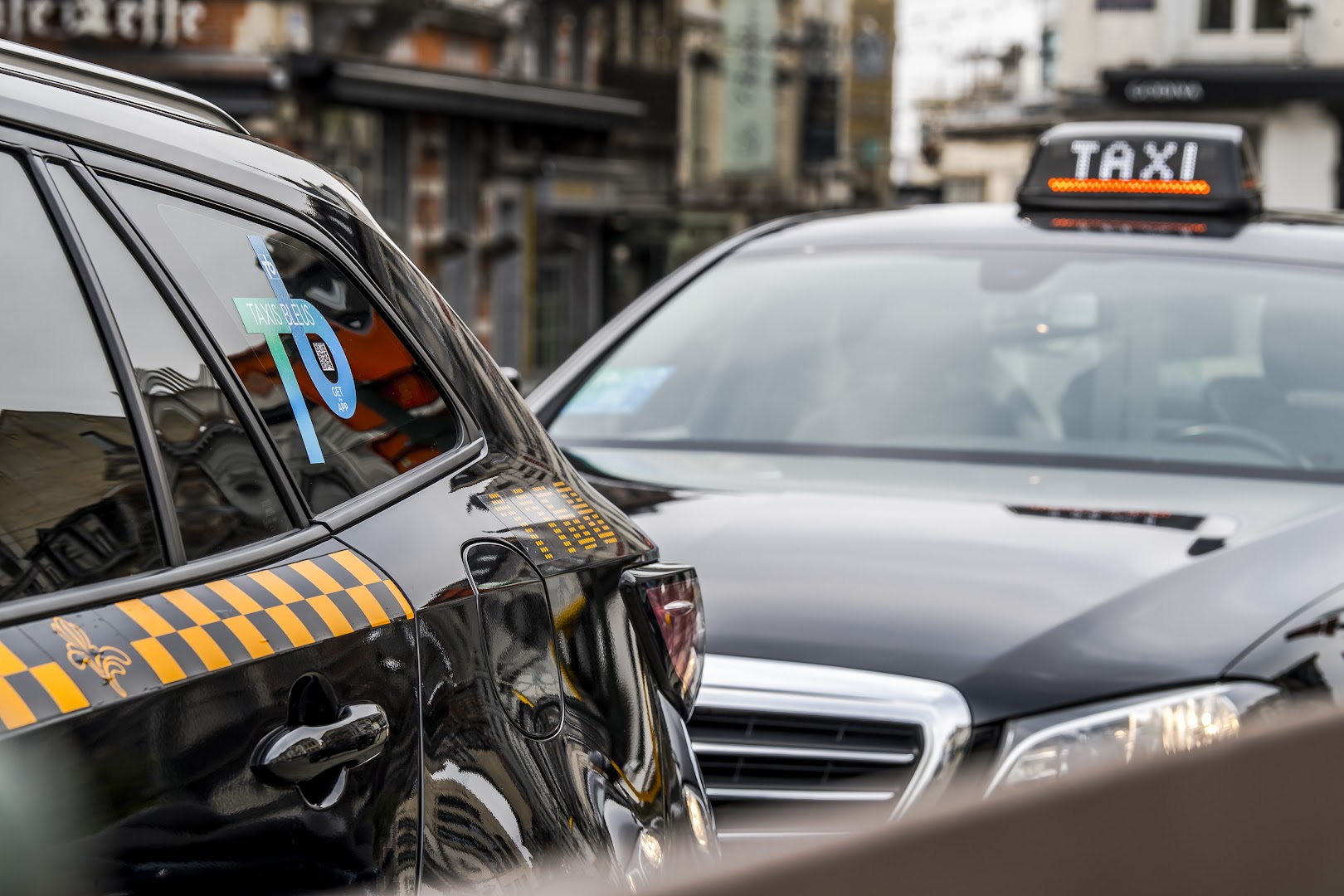 Foto van Taxis Bleus/ blue cabs in Anderlecht — Taxibedrijf