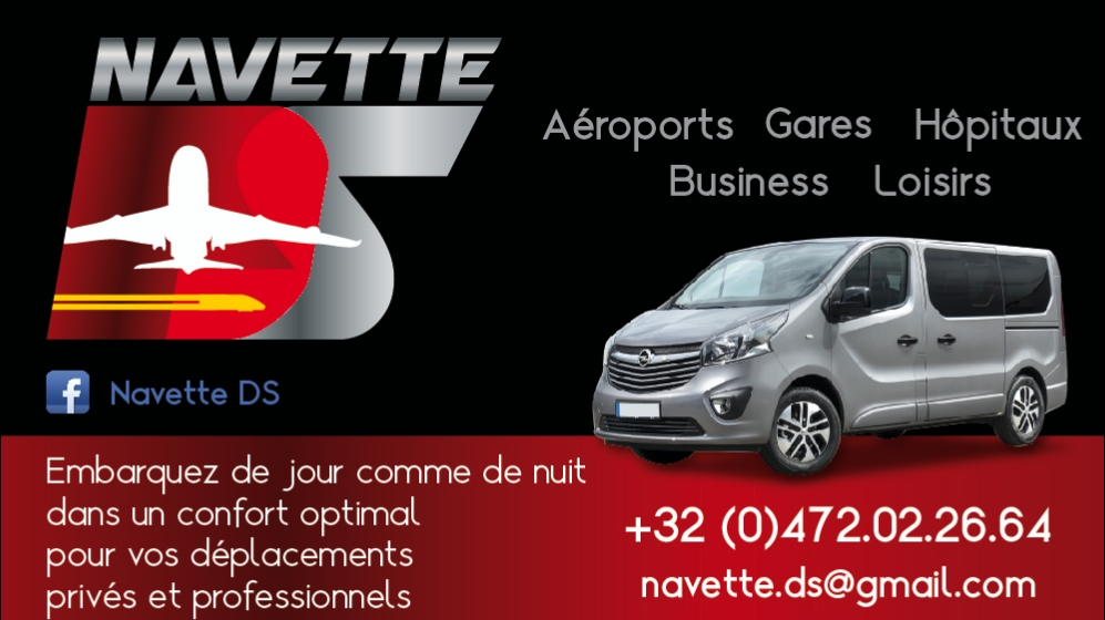 Foto van Navette DS in Fosses-la-Ville — Pendeldienst naar luchthaven (foto 1)